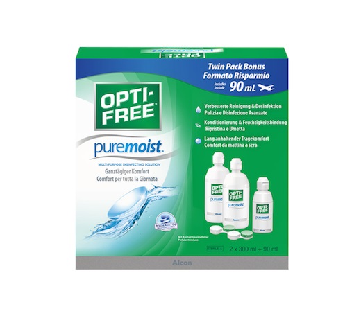 Opti-Free Pure Moist 2x300ml + 90ml